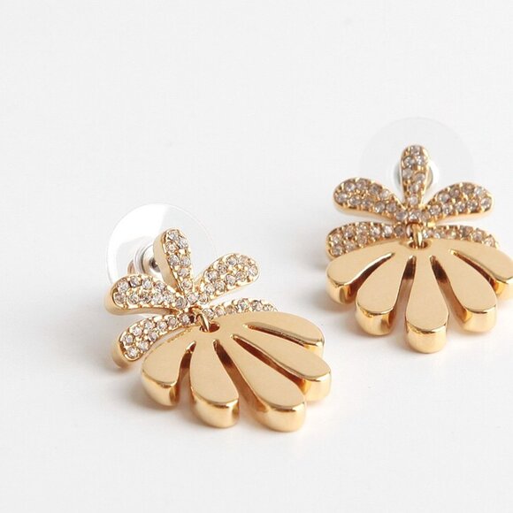 Lele Sadoughi Crystal Vine Drop Earrings - Picture 3 of 3